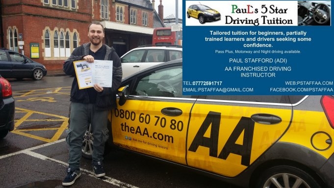 Passing my driving test with Paul's 5 Star Driving Tuition